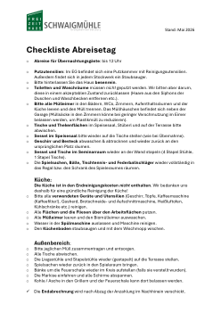 Checkout-Liste